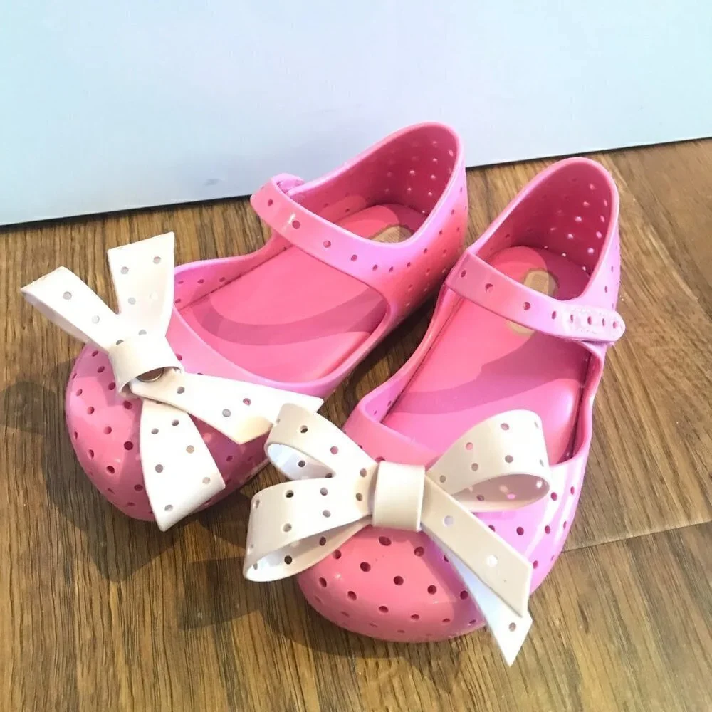 Mini Melissa perforated jelly sandal